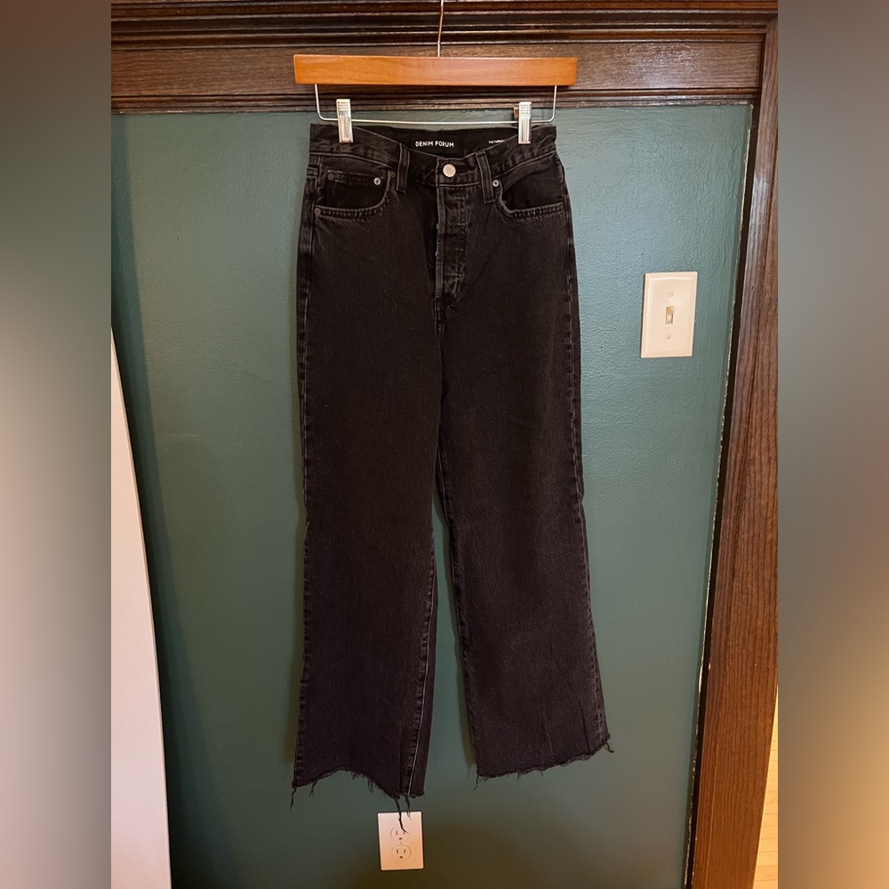 Denim Forum: The Farrah Hi-Rise Wide Jean